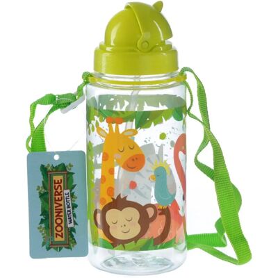 Puckator Zooniverse Zoo Animals 450ml Dziecięca butelka na wodę - Butelka na wodę Puckator Zooniverse Zoo Animals 450ml Dziecięca butelka na wodę - Butelka na wodę