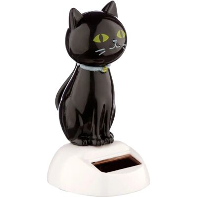 Chat Noir Puckator Flip Flap Solaire - Figurine Solaire Chat Noir Puckator Flip Flap Solaire - Figurine Solaire