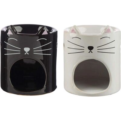 Puckator Puckator Feline Fine Ceramic Cat Head Oil Burner - Brûleur d'huile pour chats - Publicité Puckator Puckator Feline Fine Ceramic Cat Head Oil Burner - Brûleur d'huile pour chats - Publicité