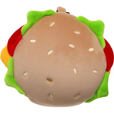 Puckator Orange Fast Food Burger Plüsch Reise Kissen & Augenmaske Puckator Orange Fast Food Burger Plüsch Reise Kissen & Augenmaske