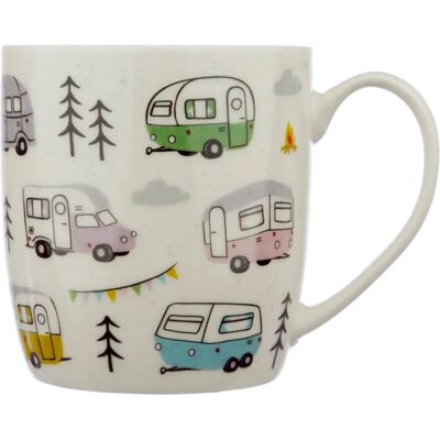Tasse en Porcelaine Wildwood Caravan - Collection, Vaisselle Lavable Tasse en Porcelaine Wildwood Caravan - Collection, Vaisselle Lavable