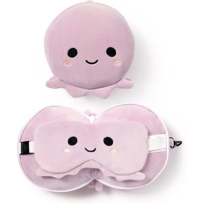 Puckator, Accessoires de Voyage, Relaxeazzz Oreillettes en Peluche et Masque pour les Yeux Puckator, Accessoires de Voyage, Relaxeazzz Oreillettes en Peluche et Masque pour les Yeux