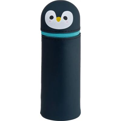 Étui en Silicone Puckator Pingouin - Trousse à crayons Étui en Silicone Puckator Pingouin - Trousse à crayons