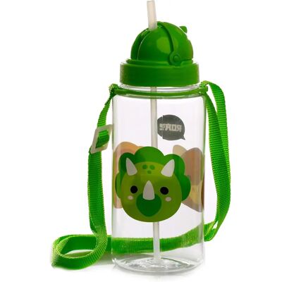 Bouteille d'eau dinosaure Puckator 450ml - Réutilisable pour enfants Bouteille d'eau dinosaure Puckator 450ml - Réutilisable pour enfants