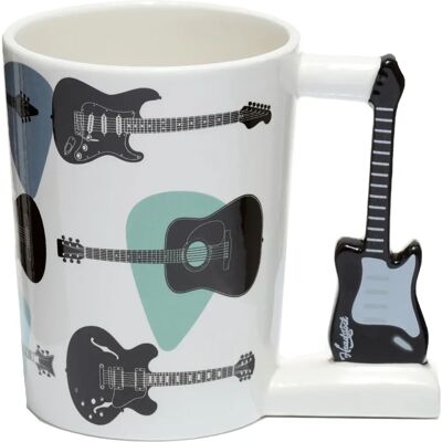 Caneca Headstock Guitarra - Cerâmica 350ml Caneca Headstock Guitarra - Cerâmica 350ml
