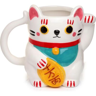 Tasse Maneki Neko Blanc de Puckator Tasse Maneki Neko Blanc de Puckator