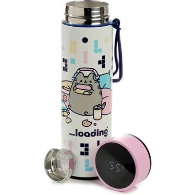 Pusheen Stainless Steel Bottle with Digital Thermometer Pusheen Stainless Steel Bottle with Digital Thermometer