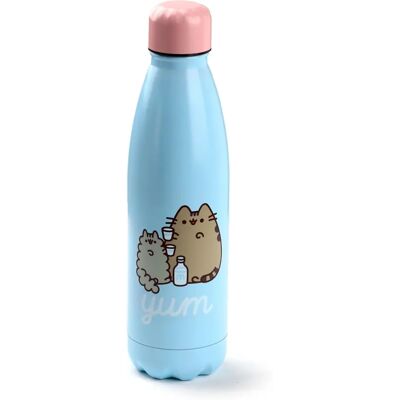 Pusheen Blauer Thermos aus Edelstahl - Isolierte Trinkflasche Pusheen Blauer Thermos aus Edelstahl - Isolierte Trinkflasche