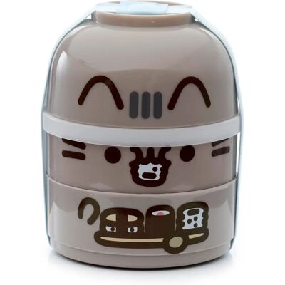 Pusheen Lunchbox aus Kunststoff - 3 Fächer - Geschenkbox Pusheen Lunchbox aus Kunststoff - 3 Fächer - Geschenkbox