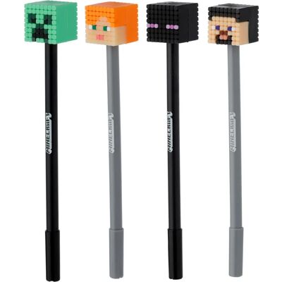 Caneta fineliner Minecraft licenciada - Cores variadas Caneta fineliner Minecraft licenciada - Cores variadas