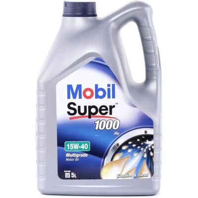 Huile moteur Mobil Super 1000 X1 15W-40 5L - Huile moteur auto - Publicité Huile moteur Mobil Super 1000 X1 15W-40 5L - Huile moteur auto - Publicité