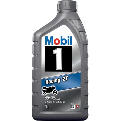 Mobil 1 Racing 2T - Aceite de motor 1L - Lubricante de alto rendimiento Mobil 1 Racing 2T - Aceite de motor 1L - Lubricante de alto rendimiento