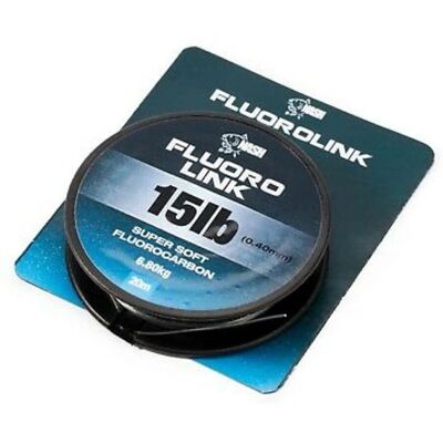 Nash Fluorocarbon Fluorolink 20lb - rybářská šňůra Nash Fluorocarbon Fluorolink 20lb - rybářská šňůra