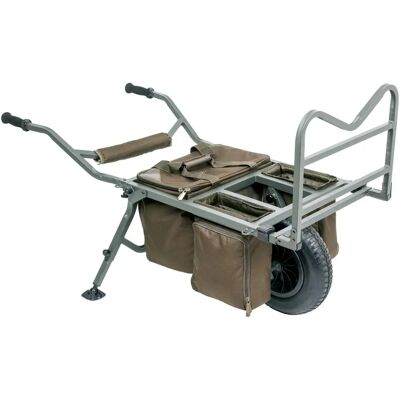 Nash Trax Mk 2 - Robuster Stahlwagen für Angelausrüstung Nash Trax Mk 2 - Robuster Stahlwagen für Angelausrüstung