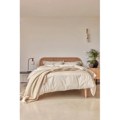 Christy - 400TC Luxury Cotton Sateen - Cream - Duvet Cover Christy - 400TC Luxury Cotton Sateen - Cream - Duvet Cover