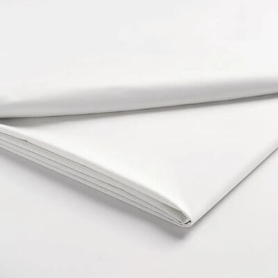 Christy - 400TC Luxury Cotton Sateen - White - Double - Flat Sheet Christy - 400TC Luxury Cotton Sateen - White - Double - Flat Sheet
