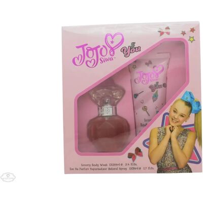 JoJo Siwa Be You Geschenkset - 50ml Eau De Parfum, 100ml Duschgel JoJo Siwa Be You Geschenkset - 50ml Eau De Parfum, 100ml Duschgel