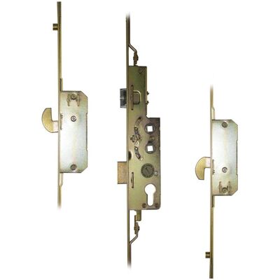 Avocet Twin Spindle Latch & Deadbolt - 2 Hook 2 Roller - Silver Avocet Twin Spindle Latch & Deadbolt - 2 Hook 2 Roller - Silver