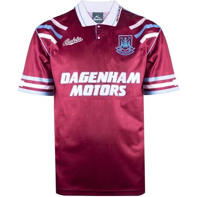 Score Draw West Ham United 1992 Retro fotbollströja - Vuxen Medium Score Draw West Ham United 1992 Retro fotbollströja - Vuxen Medium