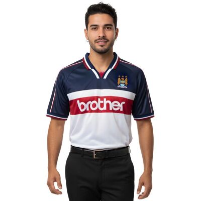 Score Draw - Manchester City 1998 Away - White Jersey Score Draw - Manchester City 1998 Away - White Jersey