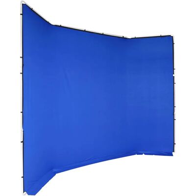 Fondo de Pantalla Azul Manfrotto - 4x2.9m Kit de Estudio Fondo de Pantalla Azul Manfrotto - 4x2.9m Kit de Estudio