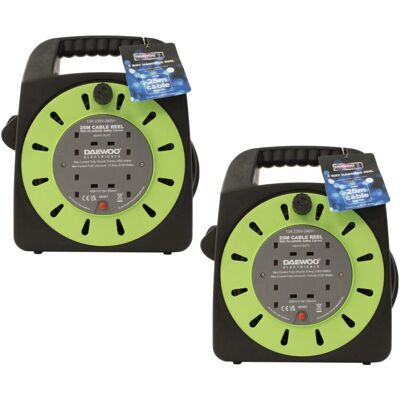 Daewoo 25M Heavy Duty Extension Cable Reel - Extension Cable Reel Daewoo 25M Heavy Duty Extension Cable Reel - Extension Cable Reel