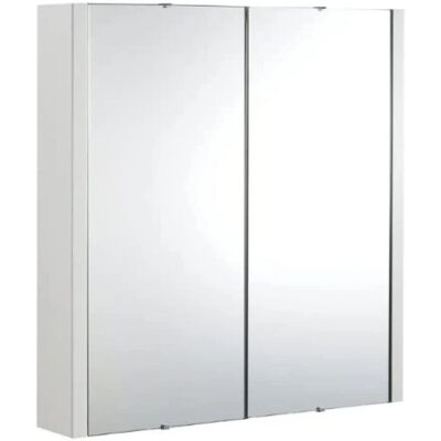Hudson Reed Bathroom Mirror Cabinet with Shelves & Double Doors Hudson Reed Bathroom Mirror Cabinet with Shelves & Double Doors