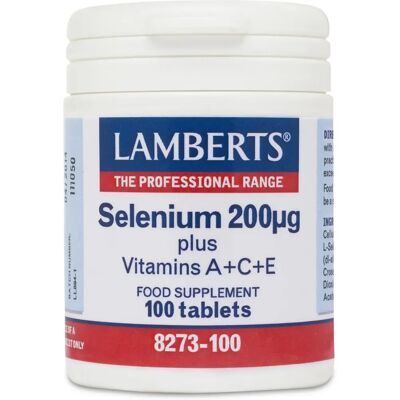 Lamberts Selênio 200μg A+C+E - Suplemento Alimentar Lamberts Selênio 200μg A+C+E - Suplemento Alimentar