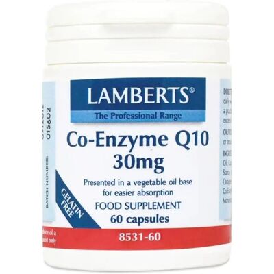 Lamberts Coenzym Q10 - 60 Kapseln - Energieversorgung Lamberts Coenzym Q10 - 60 Kapseln - Energieversorgung