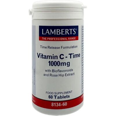 Lamberts Healthcare Vitamin C-Time 1000mg tabletas - 60 uds. Lamberts Healthcare Vitamin C-Time 1000mg tabletas - 60 uds.