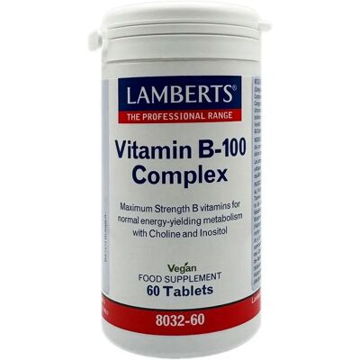 Lamberts Healthcare Vitamin B-100 Complex Tablets (60 pcs.) Lamberts Healthcare Vitamin B-100 Complex Tablets (60 pcs.)