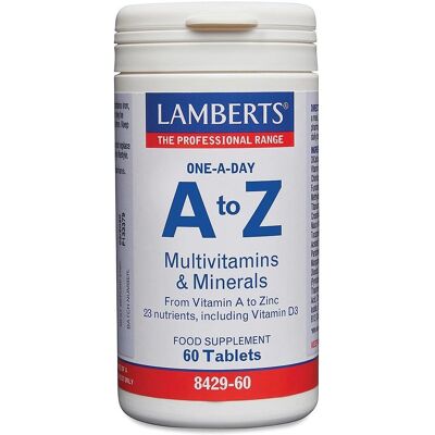 Lamberts Lambertek A-Z Multivitamin-Tabletten - Multivitamine & Mineralien Lamberts Lambertek A-Z Multivitamin-Tabletten - Multivitamine & Mineralien