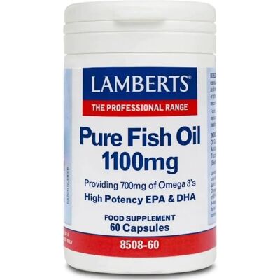 Lamberts Healthcare Aceite de Pescado Puro 1100mg Cápsulas (60 uds.) Lamberts Healthcare Aceite de Pescado Puro 1100mg Cápsulas (60 uds.)