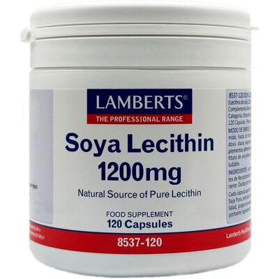 Lamberts Soja-Lecithin - 1200mg Kapseln - Nahrungsergänzungsmittel Lamberts Soja-Lecithin - 1200mg Kapseln - Nahrungsergänzungsmittel