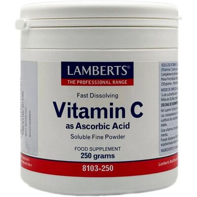 Lamberts Vitamin C Ascorbinsäure 250g Pulver - Immunsystem & Haut Lamberts Vitamin C Ascorbinsäure 250g Pulver - Immunsystem & Haut
