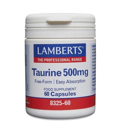 Lamberts Taurine 500mg - Compléments - Publicité Lamberts Taurine 500mg - Compléments - Publicité