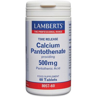 Lamberts Calcium Pantothenate 500 mg Zeitverzögerte Tabletten - Vitamine & Ergänzungen Lamberts Calcium Pantothenate 500 mg Zeitverzögerte Tabletten - Vitamine & Ergänzungen