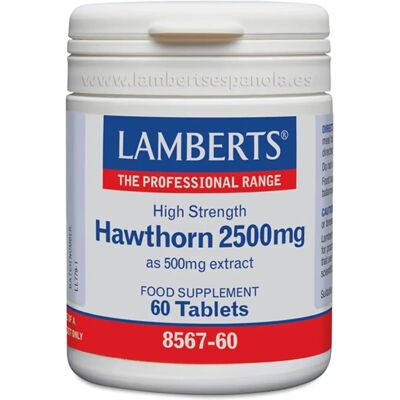 Lamberts Espinheiro Branco 2500mg - Apoio ao coração Lamberts Espinheiro Branco 2500mg - Apoio ao coração