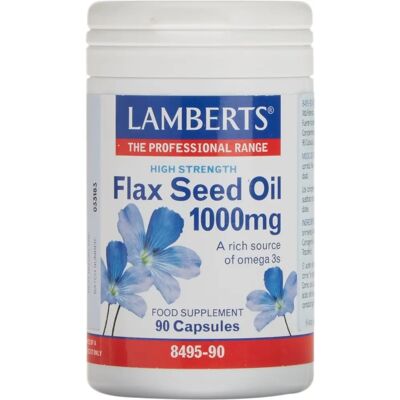 Lamberts Leinsamenöl 1000mg Kapseln - Nahrungsergänzung Lamberts Leinsamenöl 1000mg Kapseln - Nahrungsergänzung