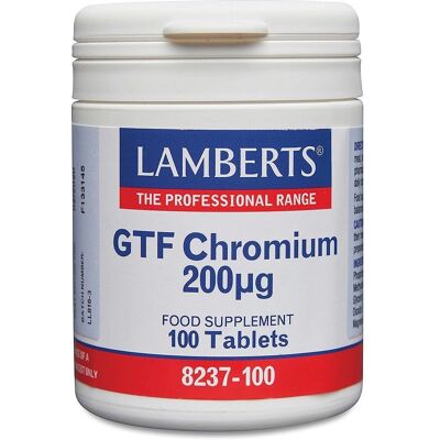 Lamberts Chrom GTF 200 μg - Vitamine & Nahrungsergänzung Lamberts Chrom GTF 200 μg - Vitamine & Nahrungsergänzung