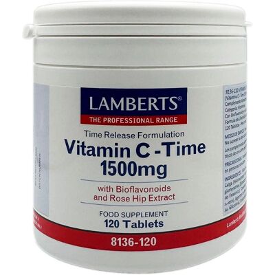 Lamberts Lamberts Vitamin C 1500mg Verzögert Freisetzung - Vitamine & Nahrungsergänzungsmittel Lamberts Lamberts Vitamin C 1500mg Verzögert Freisetzung - Vitamine & Nahrungsergänzungsmittel