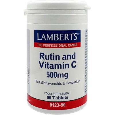 Tabletas de Rutin & C Bioflavonoides Lamberts Healthcare (90 uds) Tabletas de Rutin & C Bioflavonoides Lamberts Healthcare (90 uds)