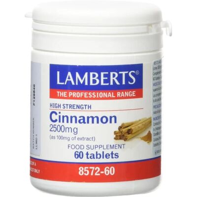Lamberts Zimt 2500mg Tabletten - Nahrungsergänzung Lamberts Zimt 2500mg Tabletten - Nahrungsergänzung
