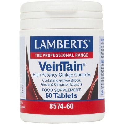 Lamberts Veintain Ginkgo Zimt Ingwer - Kreislaufunterstützung - 60 Tabletten Lamberts Veintain Ginkgo Zimt Ingwer - Kreislaufunterstützung - 60 Tabletten