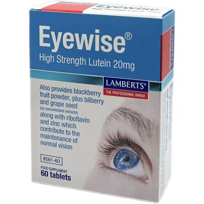 Lamberts Eyewise Alta Potência Luteína - 60 Comprimidos Lamberts Eyewise Alta Potência Luteína - 60 Comprimidos