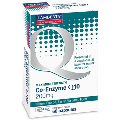 Lamberts Co-Enzym Q10 200 mg Kapseln - Herz & Energie Lamberts Co-Enzym Q10 200 mg Kapseln - Herz & Energie
