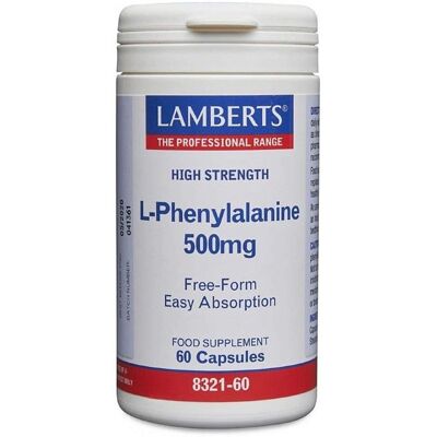 Lamberts L-Phenylalanine 500mg - Nahrungsergänzung Lamberts L-Phenylalanine 500mg - Nahrungsergänzung