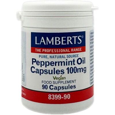 Lamberts Pfefferminzöl-Kapseln - Verdauungshilfe - 90 Stück Lamberts Pfefferminzöl-Kapseln - Verdauungshilfe - 90 Stück