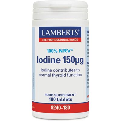 Lamberts Lamberts Iode 150μg Comprimés - Complément Alimentaire - Publicité Lamberts Lamberts Iode 150μg Comprimés - Complément Alimentaire - Publicité