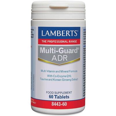 Lamberts Multi-Guard ADR - 60 κάψουλες - Πολυβιταμίνη για ενέργεια & άγχος Lamberts Multi-Guard ADR - 60 κάψουλες - Πολυβιταμίνη για ενέργεια & άγχος